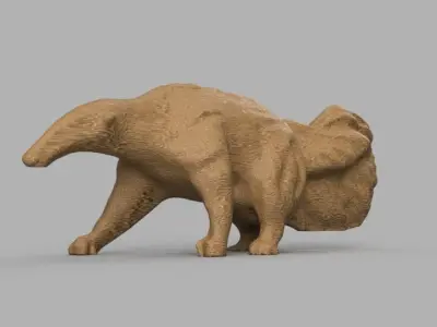 fourmilier tamanoir 3D model