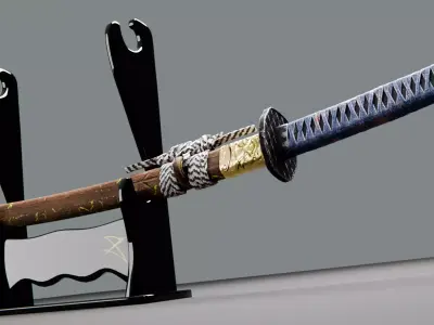 Katana high poly model  3D model