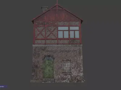 Brno Monarchy railway yard and Victorian era station CD version  3D model