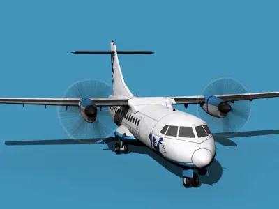 ATR-42-320 Cambria Air 3D model