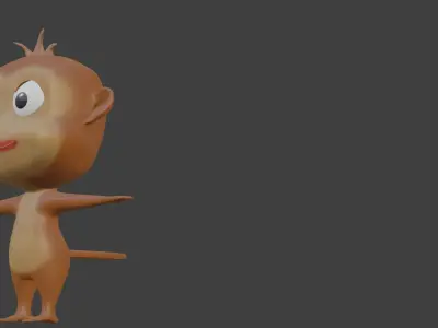 MONKEY CARTOON 3D model