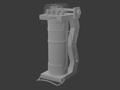 Sci-fi Tube  3D model