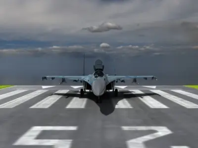 Su-27 Flanker 3D model