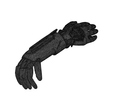 Futuristic Cybernetic Arm Model 3D model