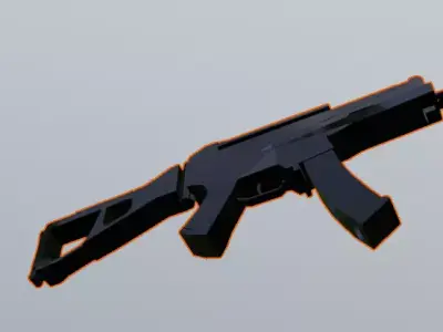 Ump gun 3d model 3D model