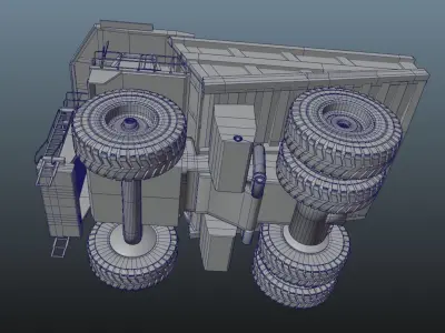 Dump Truck Free 3D model