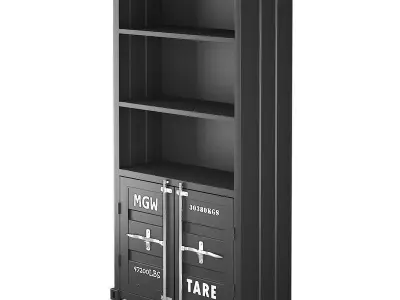 Sea Container Bookcase 3D model