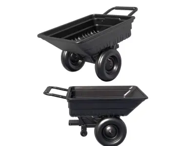 Garden Utility Trailer - Utility Trailer  3D print model