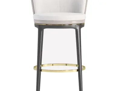 bar stool heks 3D model