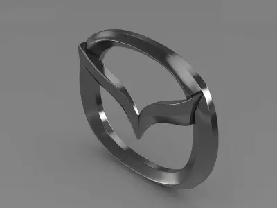 mazda logo 3D model from CGTrader