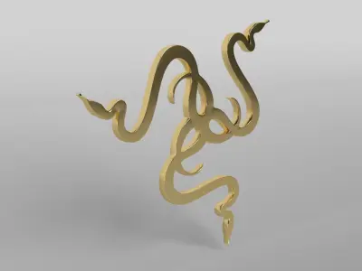 Razer Logo v2 003 Free low-poly 3D model