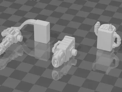 Robot Crawler Sentry 3D print model