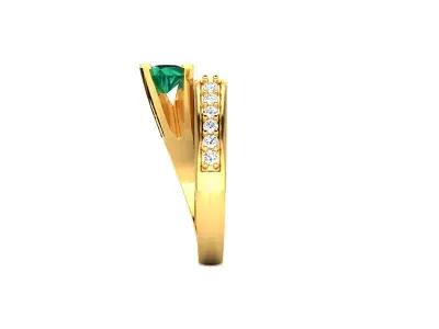 Women ring 3dm Render details 3D print model