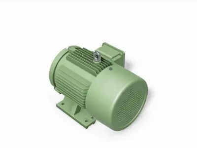 112M B34b Left IEC electric motor - 3D CAD model 3D model