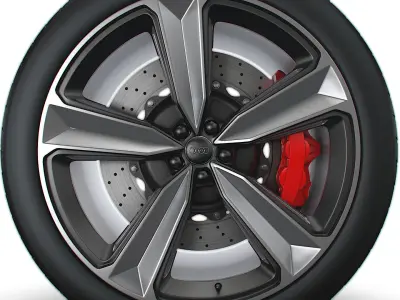 Audi RS5 wheel 3D model