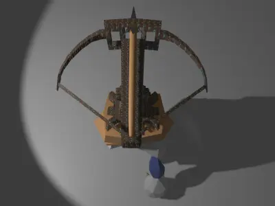 Fantasy Ballista Creature Low-poly 3D model