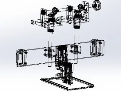 Manual fine-tuning module 3D model