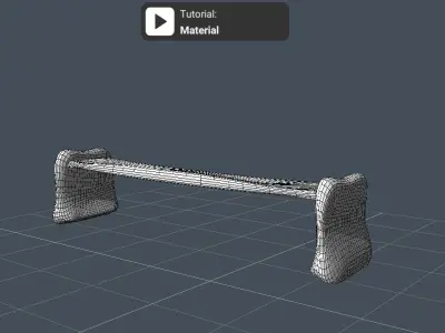 Wing Spoiler Khintil Low-poly 3D model