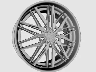 Forgiato  wheel Tecnica 3 14 3D model