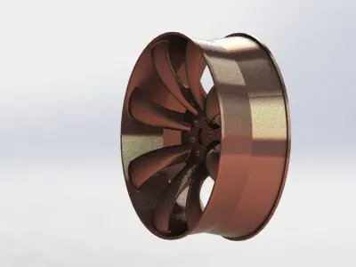 Wheel Rim 3D model 5