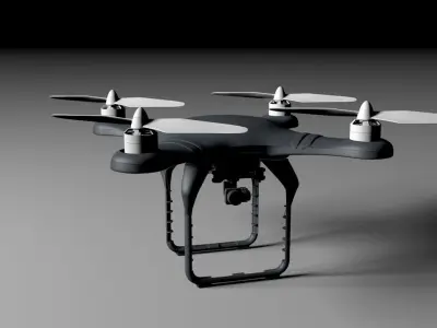 Drone with Camera 3D model buy