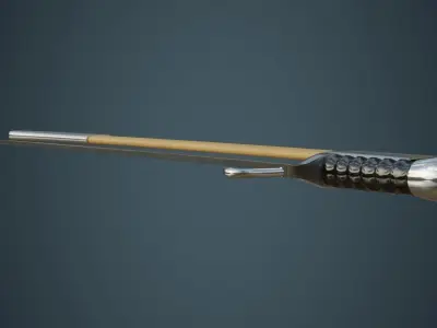 Sabre 1A Low-poly 3D model
