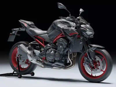 Kawasaki Z900 2021 Low-poly 3D model
