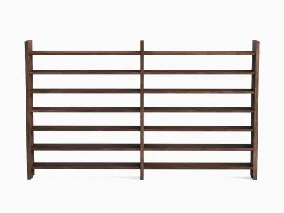 Double Sided Shelf 03 Low-poly 3D model