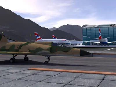 Mirage military jet 3D model