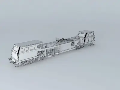 Eco Rail Track TAMPER Dummy Free 3D model