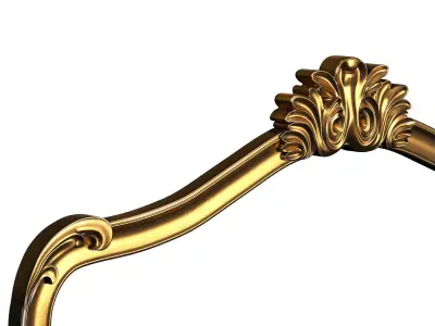 Pottery Barn Ornate Filigree Mirror 3D model