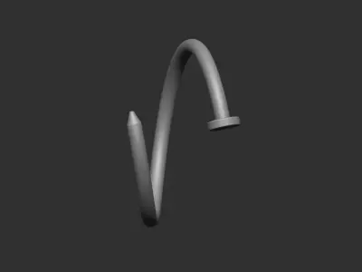 Nail Bracelet  3D Printable Jewelry Model 3D print model