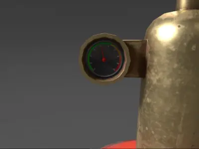 Gas Canister PBR Low-poly 3D model