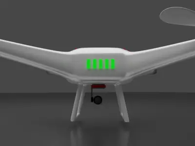 3D Drone modeling in Blender 3D model