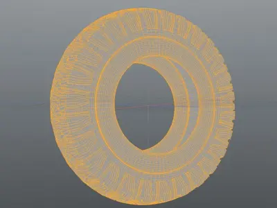 BF Goodrich AT KO2 Offroad Tire 3D Model 3D model in Modo 3D model