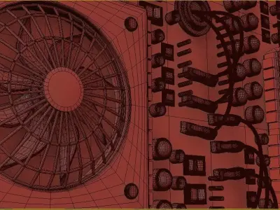 sci fi details 2 3D model