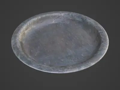 Metal Plate 02 Low-poly 3D model