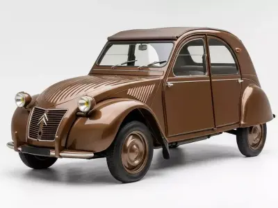Classic French Utility Citroen 2CV 3D model