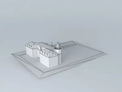 Sorokpolany Szapary castle 3D model