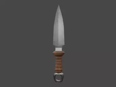 Knife Low-poly 3D model by seyit-a-yavuz55