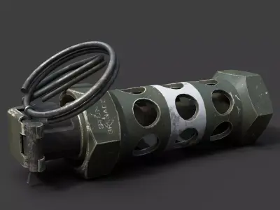 M84  flash and sound grenade 3D model