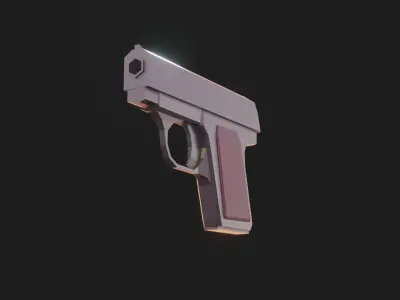 Weaponies - Colt25 Low-poly 3D model