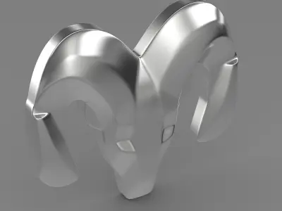 Dodge wheel logo 3D model