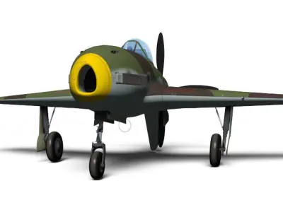 Messerschmitt Me334 3D model