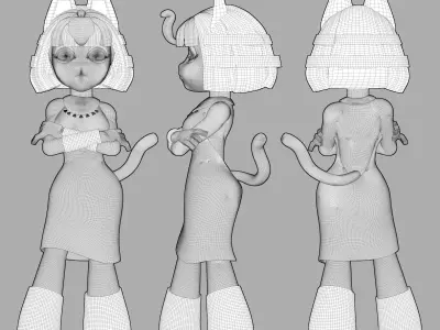 Animal Crossing Ankha Free 3D model