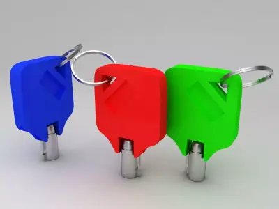 Tool container key 3d model 3D model