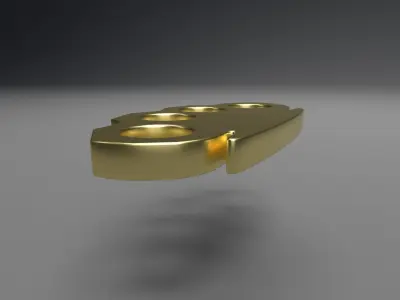 Brass knuckles 3D model
