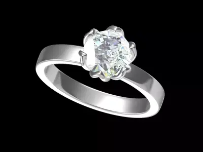 Wedding Ring  3D print model 94