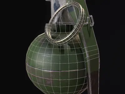 Grenade M67 Low-poly 3D model purchase