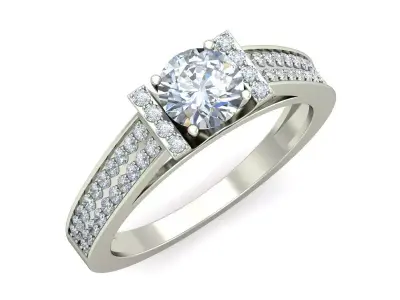 Wedding Ring  3D print model 142